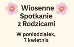 Zaproszenie na spotkanie z Rodzicami