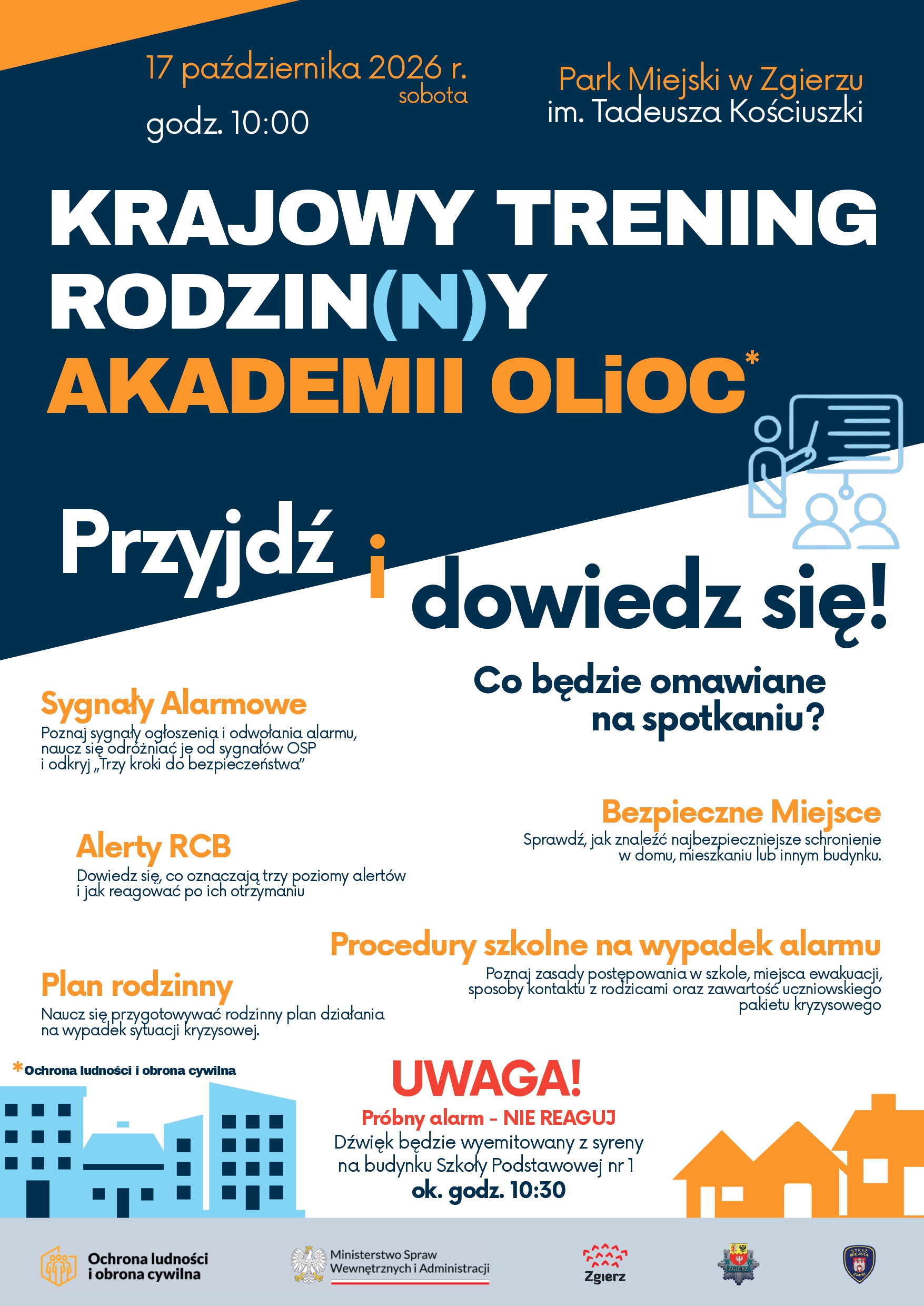 Plakat imprezy w&nbsp;Parku Miejskim