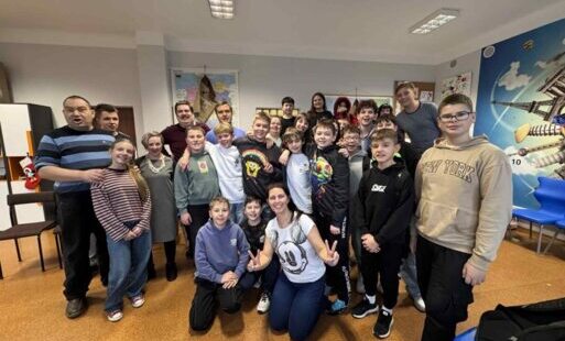 Klasa 6C w trakcie spotkania z gośćmi z PSON